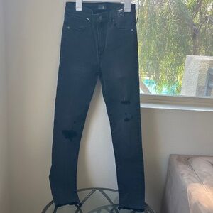 Abercrombie & Fitch Women’s Dark Gray‎ Skinny Jeans